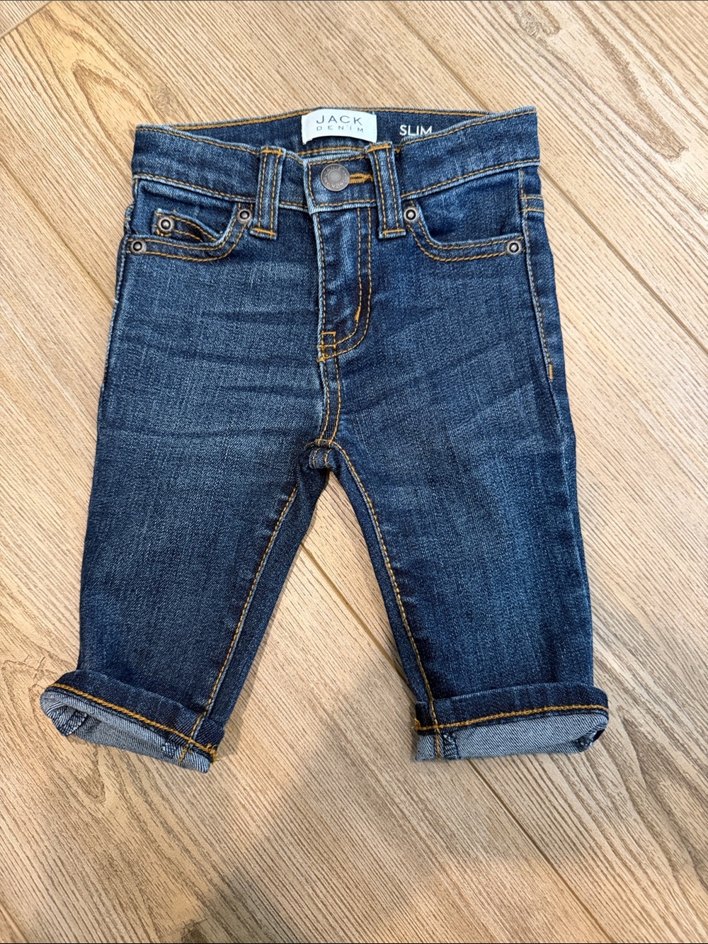 Slim Dark Blue Kids Jeans